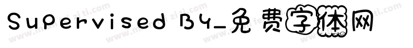 Supervised By字体转换